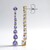 Orecchini in argento con Tanzanite (Gems en Vogue)