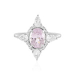 Anello in argento con Kunzite