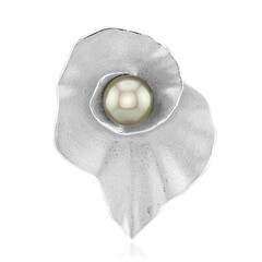 Ciondolo in argento con Perla Tahitiana