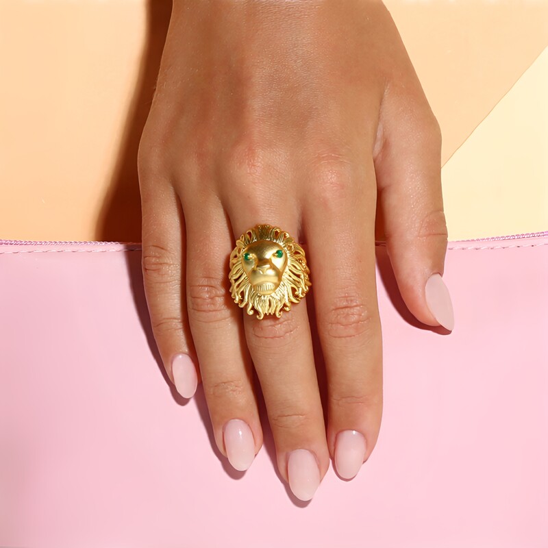 Bague en argent et Emeraude de Zambie (Gems en Vogue)