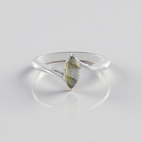 Bague en argent et Labradorite