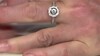 Zilveren ring met een zirkoon