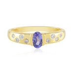 Anillo en plata con Tanzanita