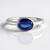 Anello in argento con Cianite del Nepal