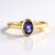Anello in argento con Tanzanite (Adela Silber)