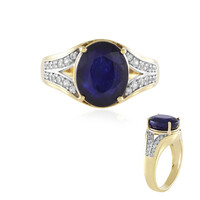 Madagascar Blue Sapphire Silver Ring