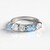 Anello in argento con Pietra di Luna Blu (KM by Juwelo)