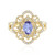 Anello in argento con Tanzanite