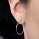 Boucles d'oreilles en argent (MONOSONO COLLECTION)