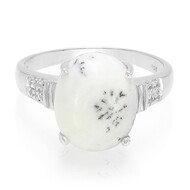 Dendriten-Achat-Silberring