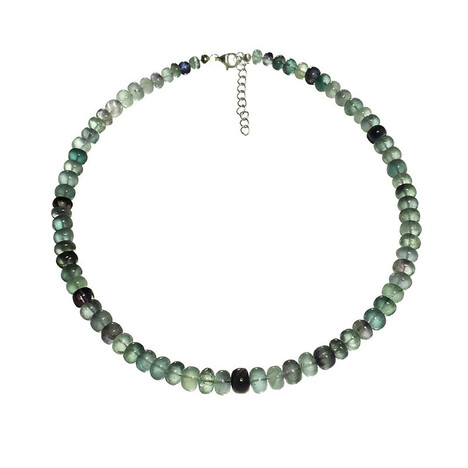 Fluorite Silver Necklace