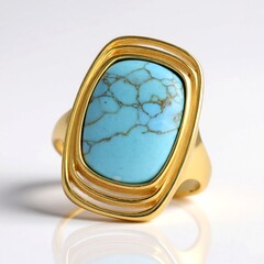 Anello in argento con Turchese (dagen)