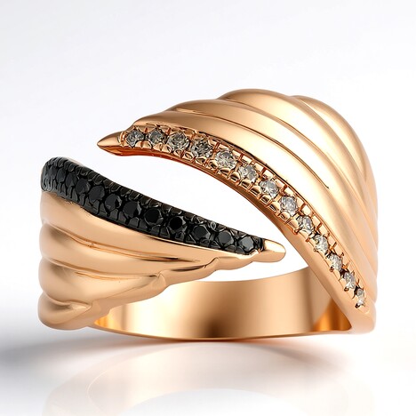 Anello in argento con Diamante Argyle Rose de France I1 (Annette)