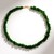 Collana in argento con Diopside Russo