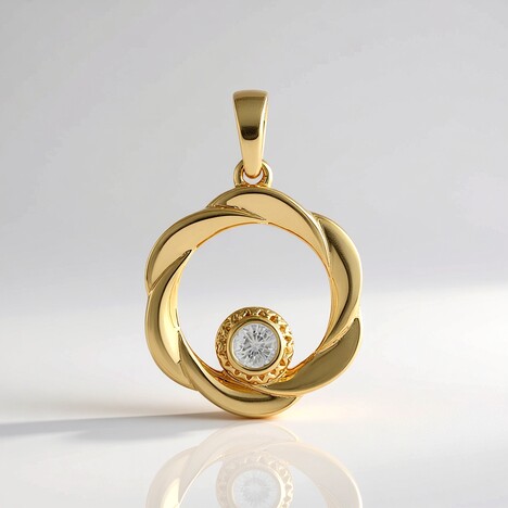 Ciondolo in argento con Zircone
