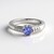Anello in argento con Tanzanite
