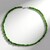 Collana in argento con Diopside Russo