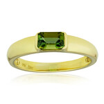 Anillo en oro con Turmalina verde (CUSTODANA)