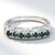 Anello placcato in platino con Diamante Fancy