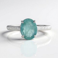 Anello in argento con Grandidierite