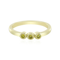 Anello in oro con Diamante Giallo I4
