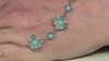 Brazalete en plata con Turquesa bella durmiente (Faszination Türkis)