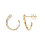 Pendientes en oro con Diamante SI2 (H) (CIRARI)
