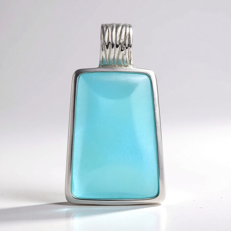 Ciondolo in argento con Larimar