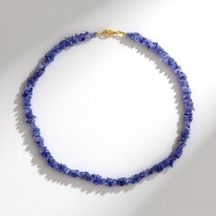 Collana in argento con Tanzanite