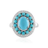 Anello in argento con Turchese Sleeping Beauty