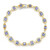 Brazalete en plata con Tanzanita (Gems en Vogue)