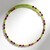 Collier ras du cou en acier et Tourmaline (Riya)