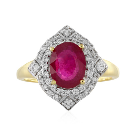 Madagaskar-Rubin-Silberring