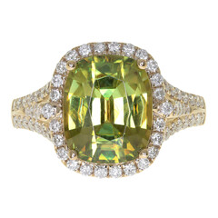 Bague en or et Sphène (CIRARI)
