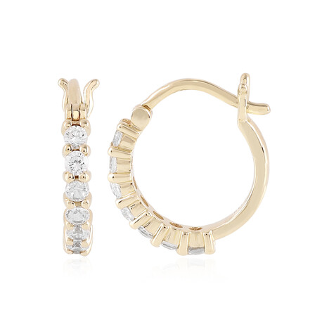 Pendientes en oro con Zircón