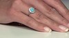 Anillo en plata con Turquesa bella durmiente (Faszination Türkis)