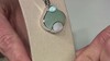 Zilveren hanger met een Aqua Chalcedoon (KM by Juwelo)