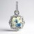 Pendentif en argent et Azurite du K2