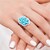 Sleeping Beauty Turquoise Silver Ring (Faszination Türkis)