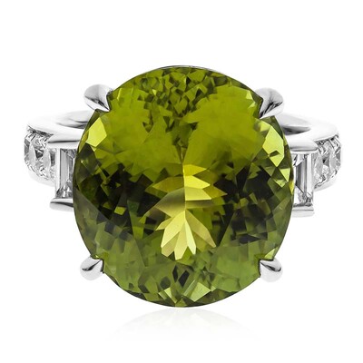 Anillo en oro con Turmalina Paraíba (CIRARI)