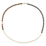 Edelstein-Silberhalskette (Riya)