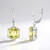 Orecchini in argento con Quarzo Limone