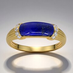 Anello in oro con Lapislazzuli