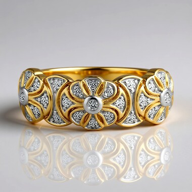 Bague en or et Diamant SI1 (G) (Annette)