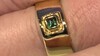 Zilveren ring met een groene Benedito toermalijn (Adela Silber)