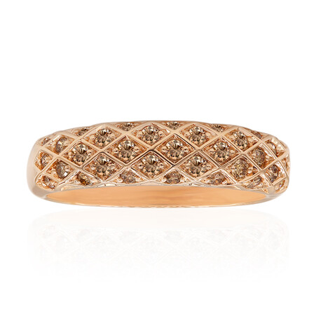 Anillo en oro con Diamante rosa de Francia de Argyle SI1 (Annette)