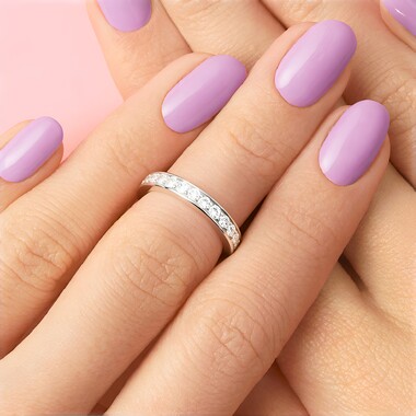 Anello in argento con Zircone