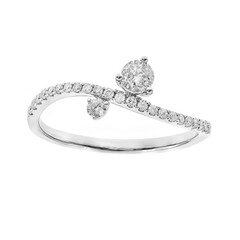 Bague en or et Diamant SI1 (H) (CIRARI)