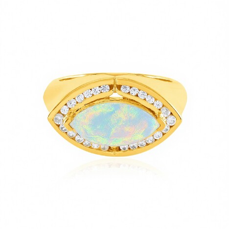 Welo-Opal-Silberring (de Melo Essence)