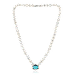 Amazonite Silver Necklace (TPC)